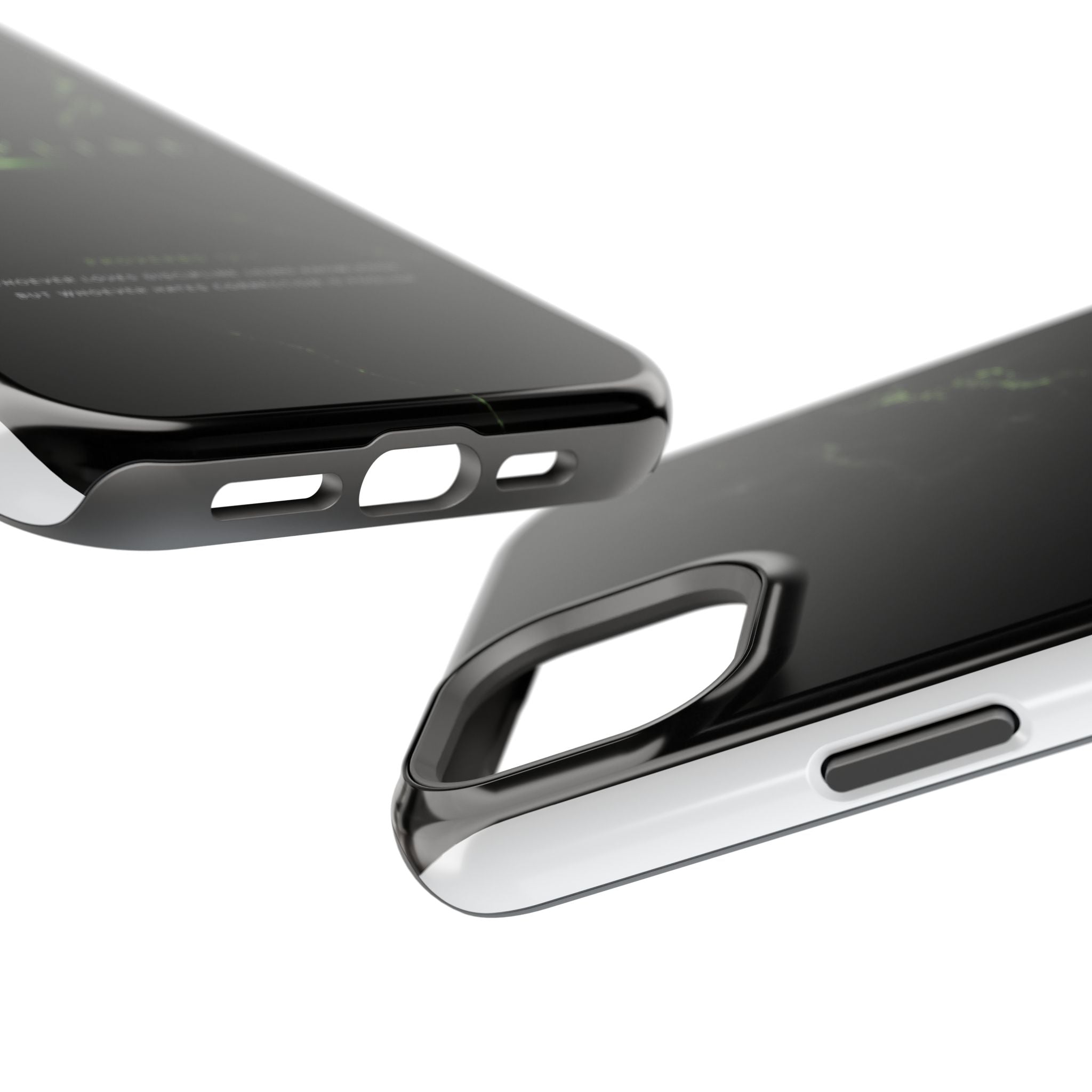 Phone Case for iPhone 17 / 16 / 15 / 14 Pro Max – Discipline | Black Marble Emerald Green | MagSafe Compatible