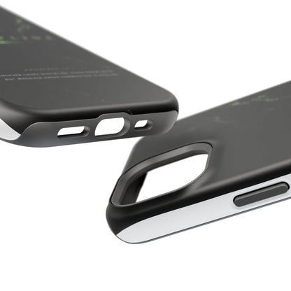 Phone Case for iPhone 17 / 16 / 15 / 14 Pro Max – Discipline | Black Marble Emerald Green | MagSafe Compatible