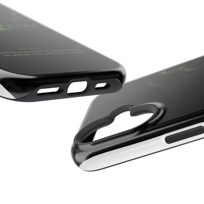 Phone Case for iPhone 17 / 16 / 15 / 14 Pro Max – Discipline | Black Marble Emerald Green | MagSafe Compatible