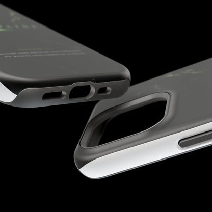 Phone Case for iPhone 17 / 16 / 15 / 14 Pro Max – Discipline | Black Marble Emerald Green | MagSafe Compatible