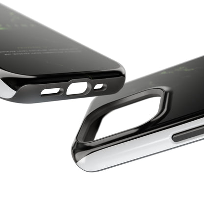 Phone Case for iPhone 17 / 16 / 15 / 14 Pro Max – Discipline | Black Marble Emerald Green | MagSafe Compatible